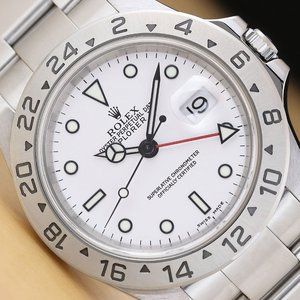 Rolex 40mm Explorer White GMT Men's Watch